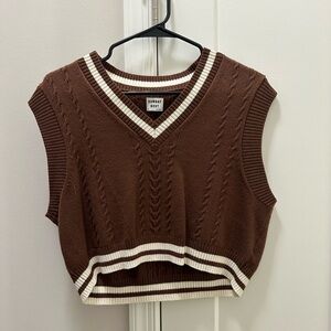 Sunday Best Knit Cropped Vest